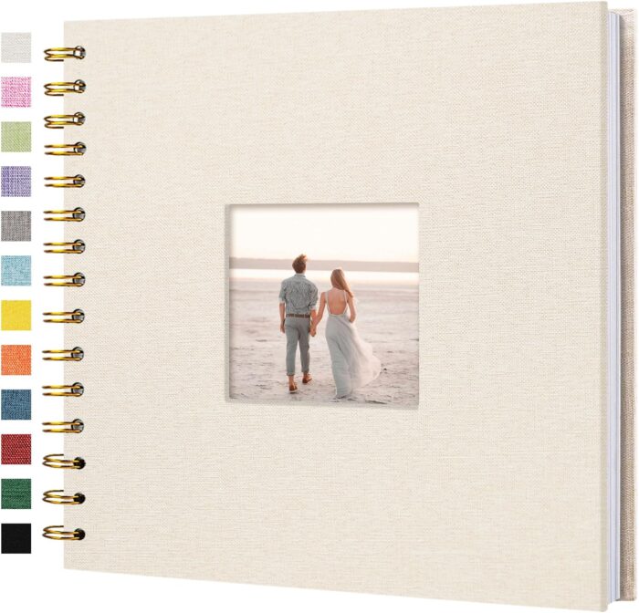 Linen Scrapbook Album