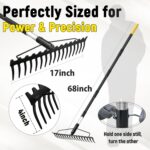 Telescopic Manganese Steel Rake - Hình 2