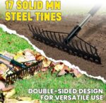 Telescopic Manganese Steel Rake - Hình 3