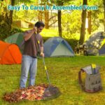 Durable Folding Garden Rake - Hình 2