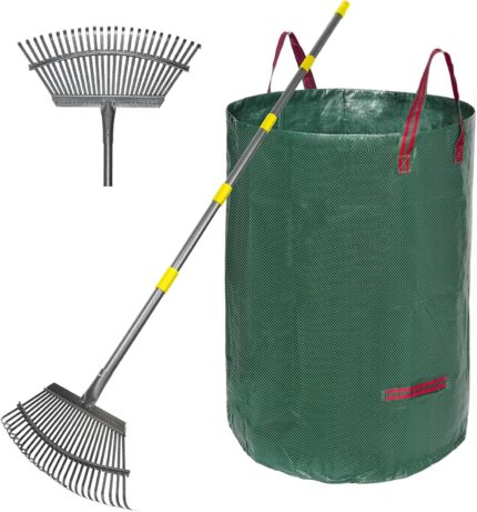 Durable Folding Garden Rake