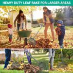 Durable Folding Garden Rake - Hình 7