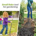 Compact Telescoping Garden Rake - Hình 4