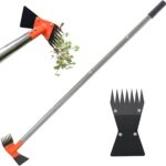 Versatile 60-inch Detachable Weeding Rake