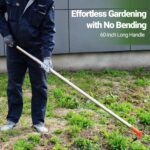 Versatile 60-inch Detachable Weeding Rake - Hình 5