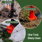 Versatile 60-inch Detachable Weeding Rake - Hình 7