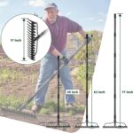 Adjustable Heavy Duty Garden Rake - Hình 3