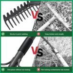 Adjustable Heavy Duty Garden Rake - Hình 4