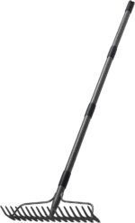 Adjustable Heavy Duty Garden Rake - Hình 7