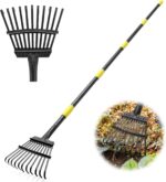 Collapsible Steel Leaf Rake - Hình 10