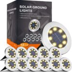 12-Pack Solar Ground Path Lights