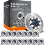 12-Pack Solar Ground Path Lights