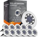 12-Pack Solar Ground Path Lights