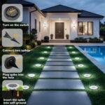 12-Pack Solar Ground Path Lights