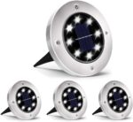12-Pack Solar Ground Path Lights