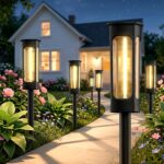 Bright Solar Powered Garden Path Lights