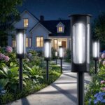 Bright Solar Powered Garden Path Lights