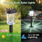 Bright Solar Powered Garden Path Lights