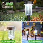 Bright Solar Powered Garden Path Lights