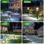 Bright Solar Powered Garden Path Lights