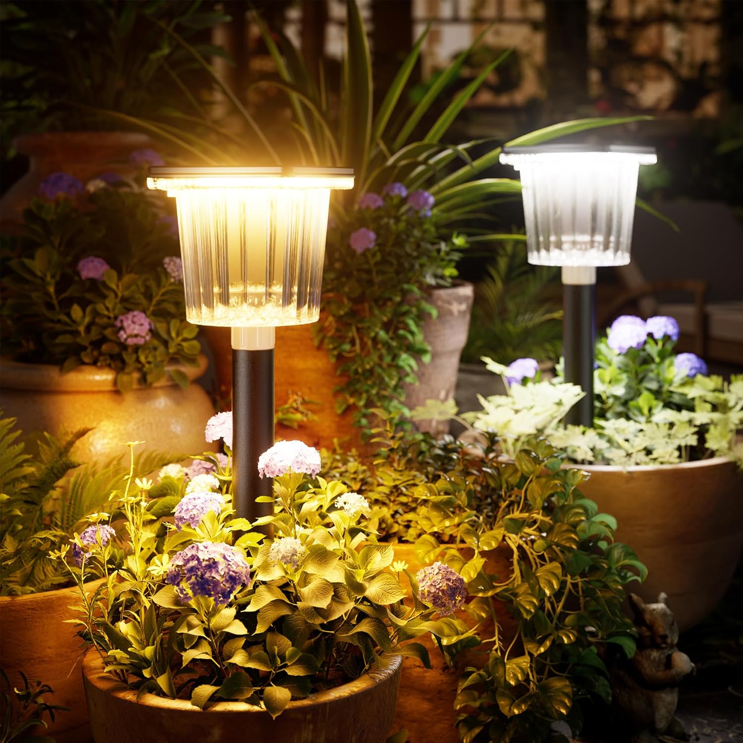 Solar Pathway Lights Cylindrical Solar Path Lights
