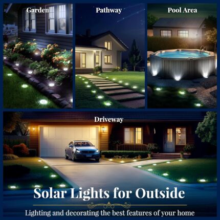 Solar Disk Ground Lights