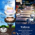 Solar Disk Ground Lights