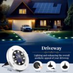 Solar Disk Ground Lights