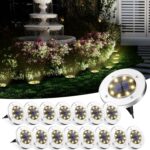 Solar Disk Ground Lights