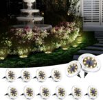 Solar Disk Ground Lights