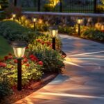Elegant Bronze Solar Path Lights