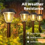 Elegant Bronze Solar Path Lights
