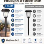 Elegant Bronze Solar Path Lights
