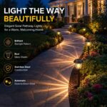 Elegant Bronze Solar Path Lights