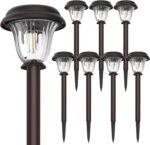 Elegant Bronze Solar Path Lights