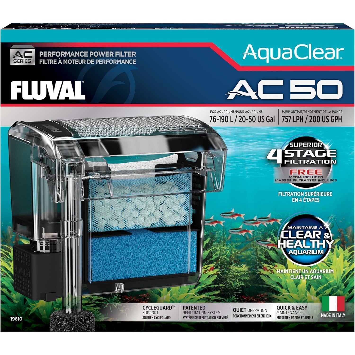 AC50 Power Filter for 20-50 US Gal Aquariums AC50 Power Filter for 20-50 US Gal Aquariums