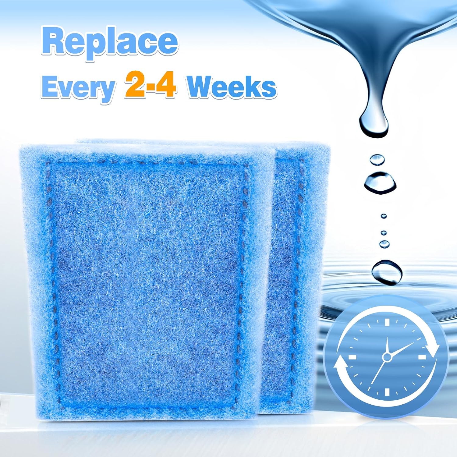 Blue Aquarium Filter Cartridges for Penguin Power Filters (6-Pack) — view 7
