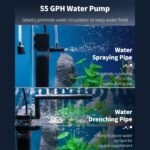 AP-300L Internal Aquarium Filter – 55 GPH for 3-10 Gal Tanks — view 3