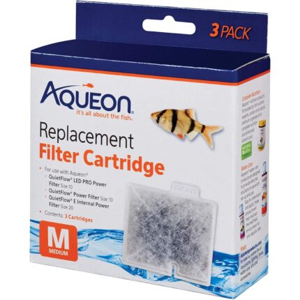 Medium QuietFlow Filter Cartridges – 3 Pack for Crystal Clear