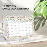 Pink Floral Desk Calendar