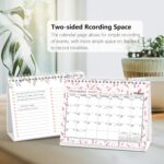 Pink Floral Desk Calendar