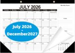 Large 18-Month Desk Pad Calendar