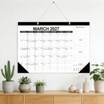 Large 18-Month Desk Pad Calendar