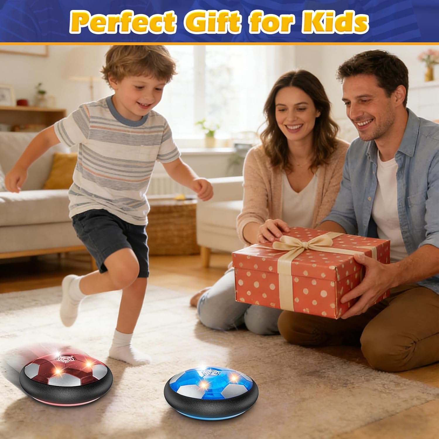 LED Hover Soccer Ball Set