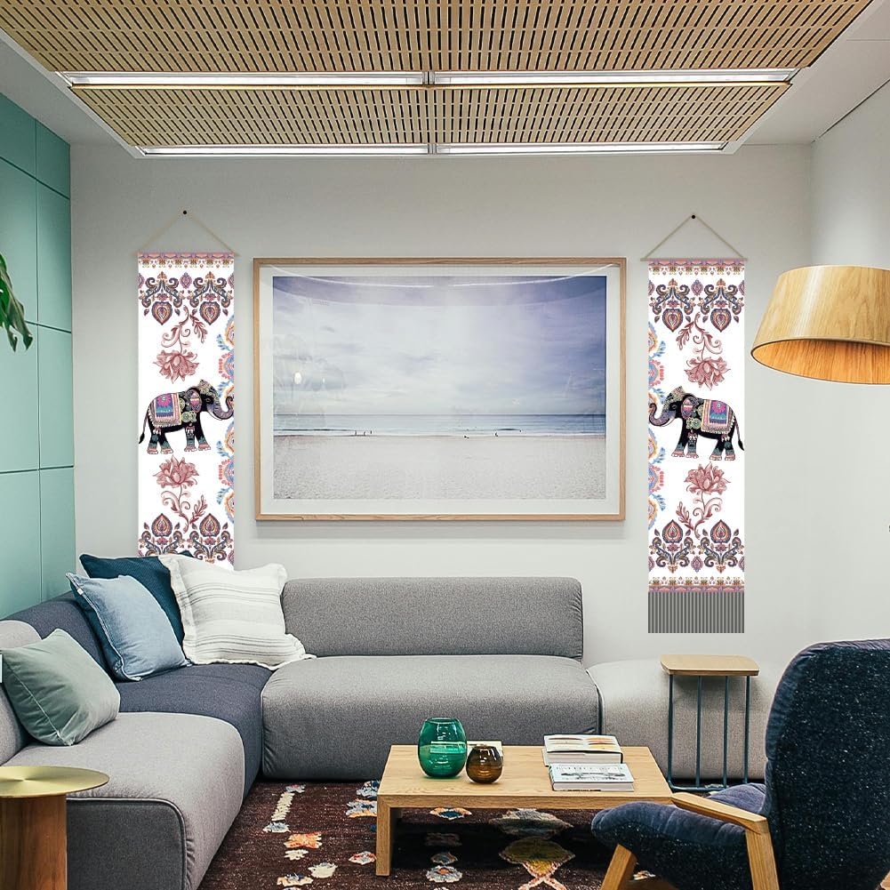 Bohemian Elephant Tapestry Wall Hangings