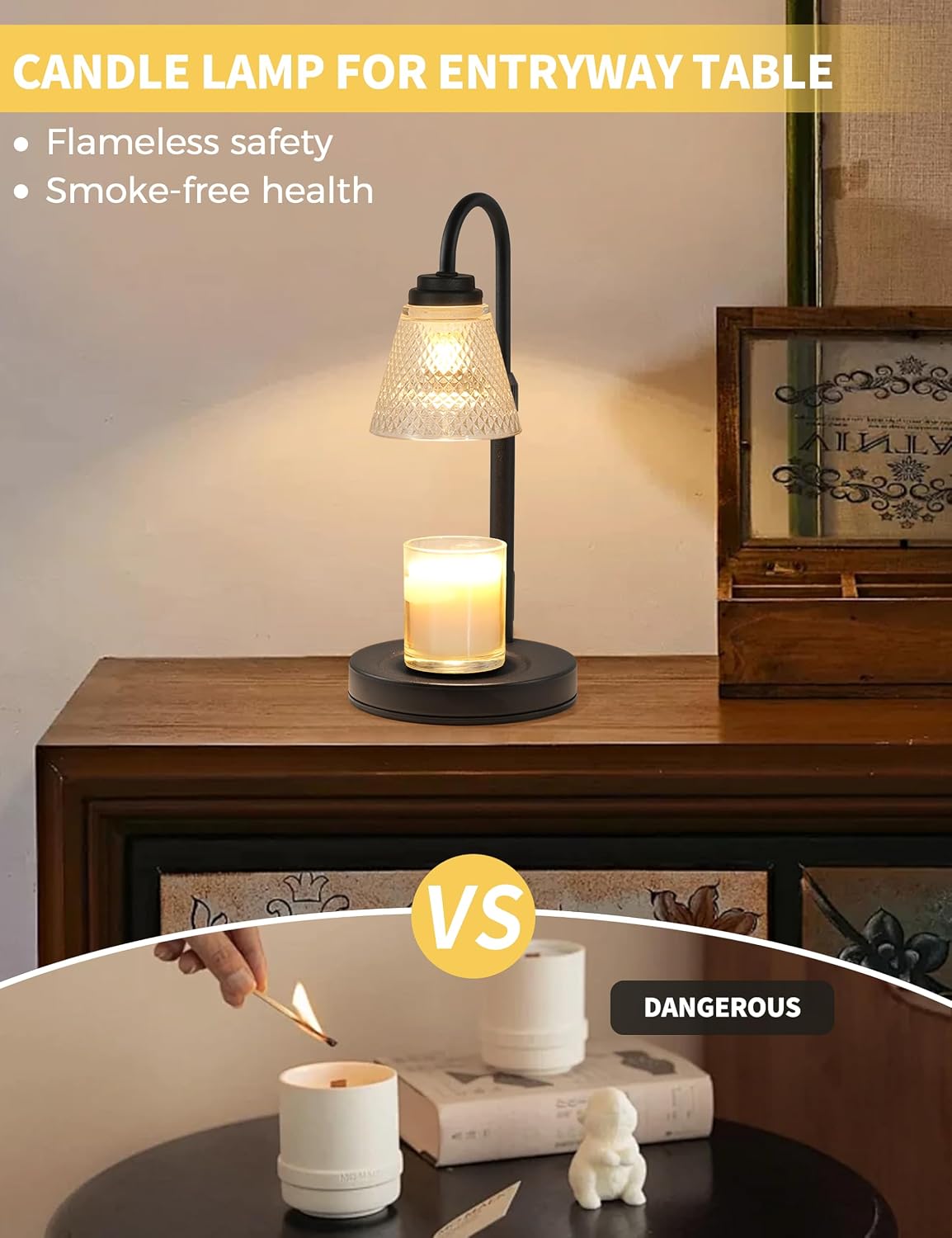 Aroma Melt Candle Warmer Lamp