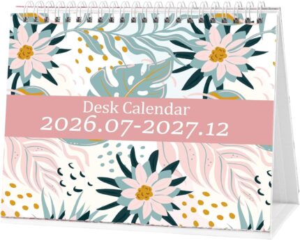 Floral Desk Calendar
