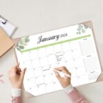 Botanical Greenery Desk Calendar