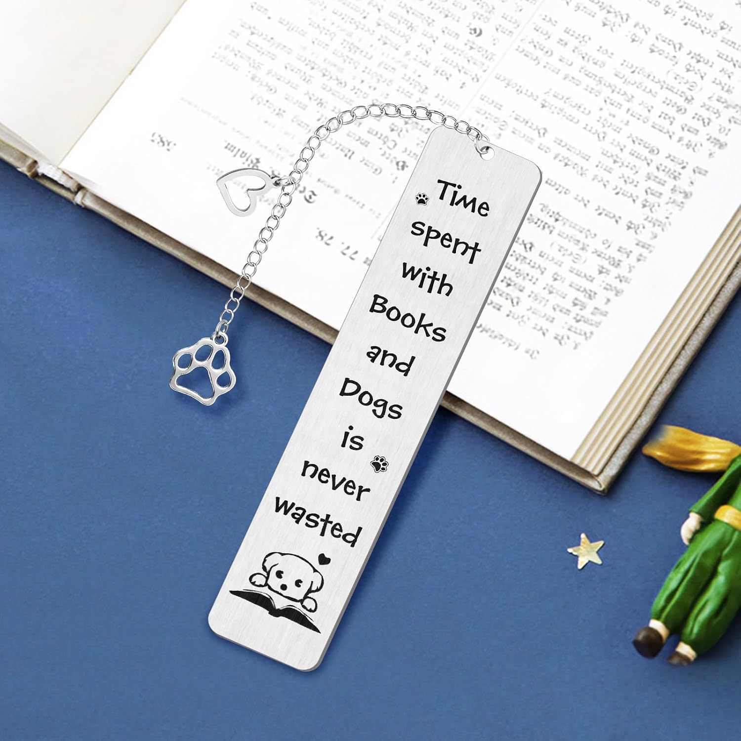 Dog Lover Metal Bookmark