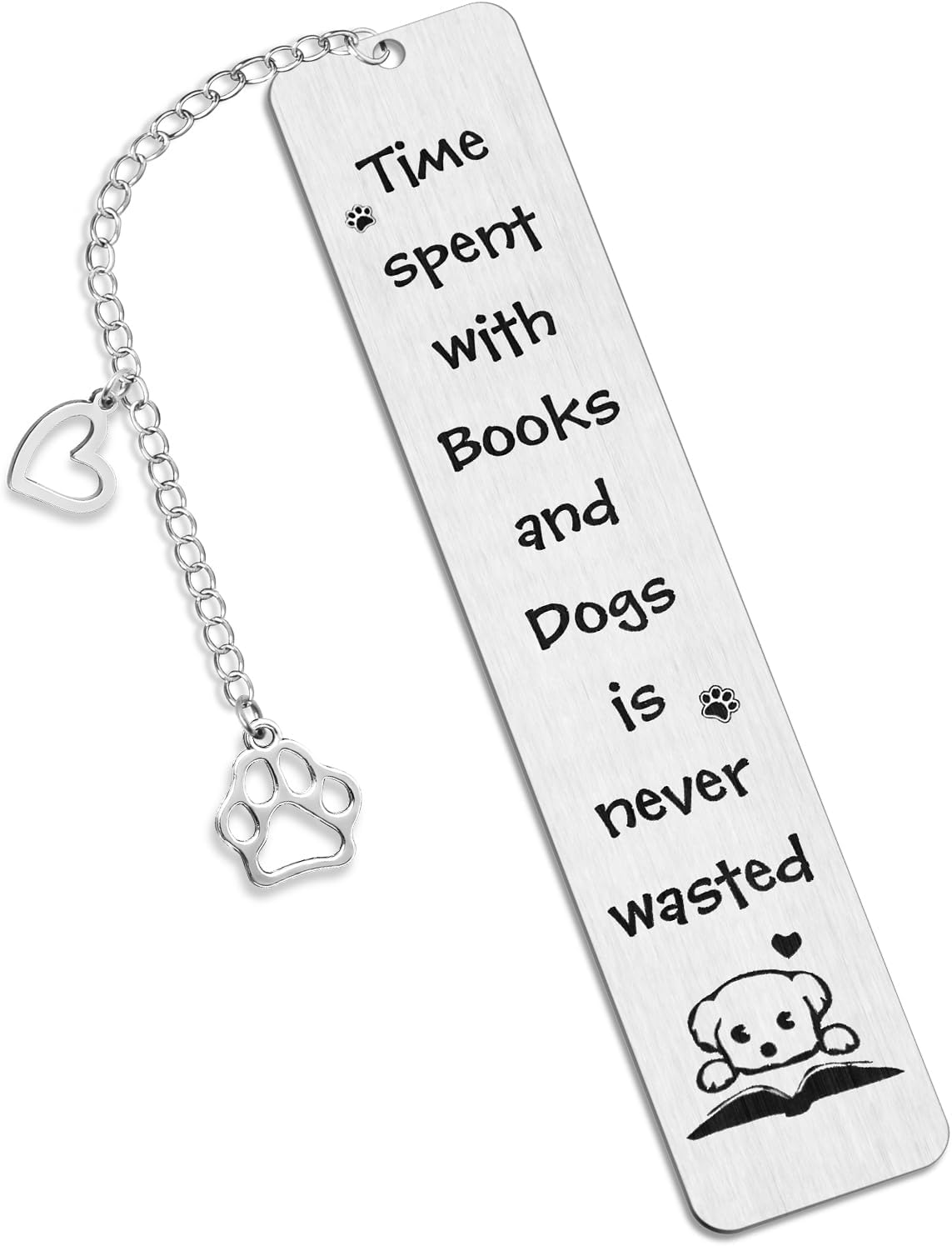 Dog Lover Metal Bookmark